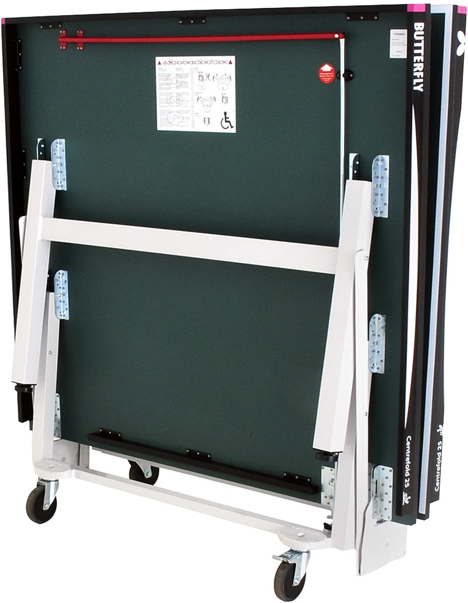 Butterfly Centrefold 25 Table Tennis Table - Folded, Storage, Storage Detail